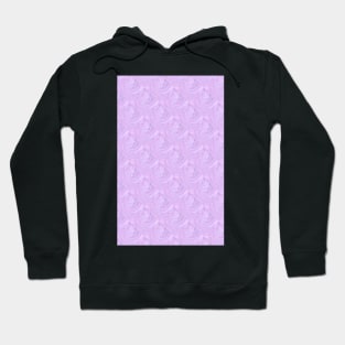 Pastel Pink Purple Swirl Pattern Hoodie